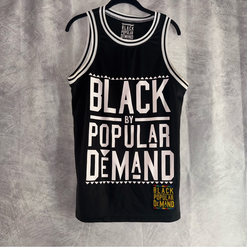 Black Graphic Tank Top